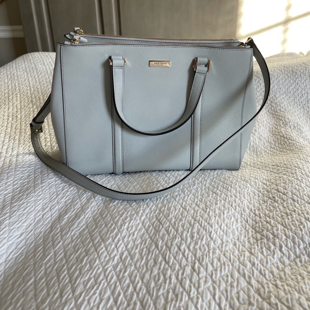 Kate Spade Light Gray Satchel